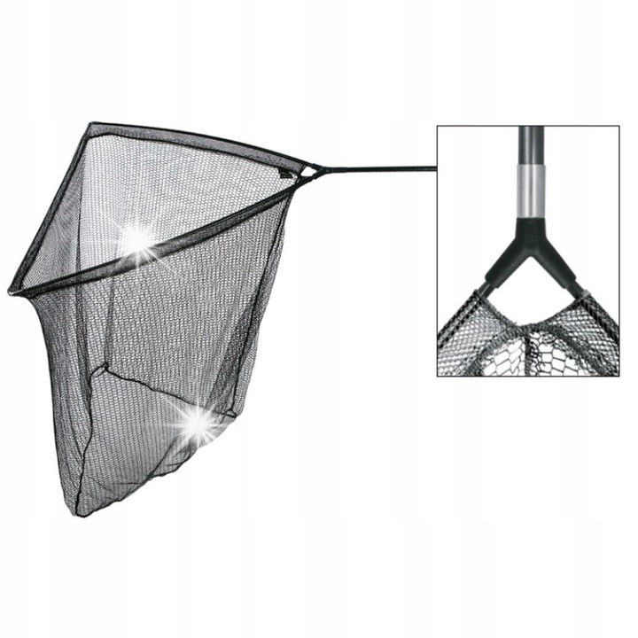 Podbierak Karpiowy Konger 240cm, 2 sectiuni, 100x100cm, 10x20mm