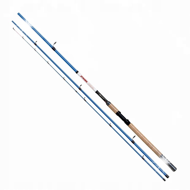 Lanseta pescuit Robinson Stinger Feeder 3.60m 40-90g, 3+3 sectiuni, 1 x varf din fibra de carbon, 2 x varfuri din fibra de sticla