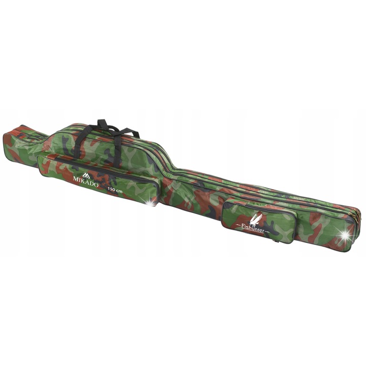 Калъф за въдици Mikado 150см, 2 отделения, Camo