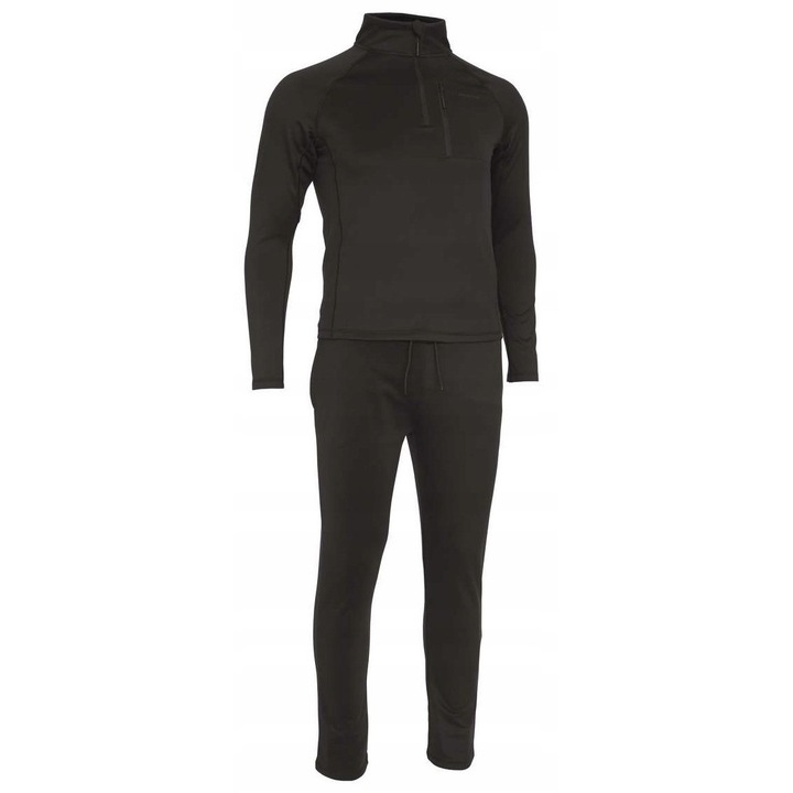 Lenjerie intima sport barbati Kinetic Mid Layer, poliester/spandex, negru, L INTL
