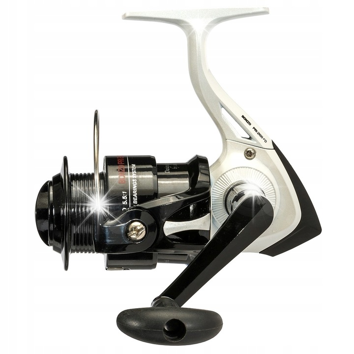 Mulinete Jaxon Bonzo Pri 300, 5,2:1, 264g, 0,25/245m, 1x aluminiu, 1x grafit
