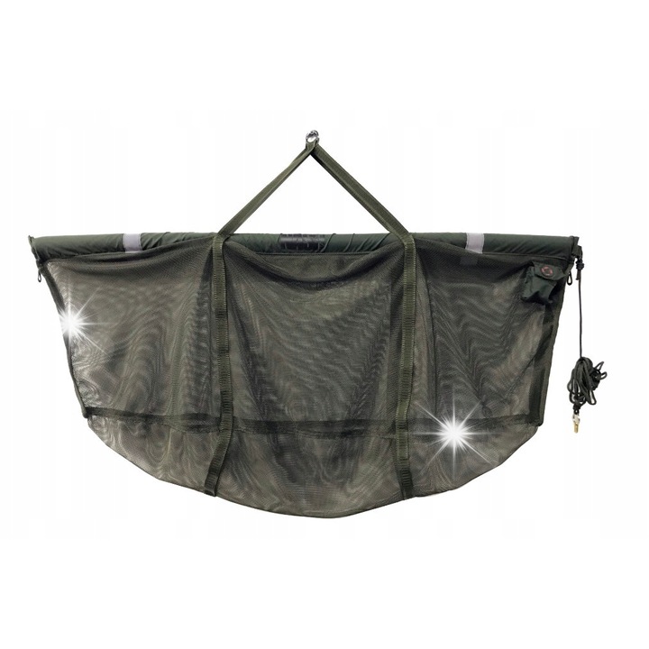 Sac pentru carpe Nash Retainer Sling Monster, design clasic, retea, usor, dimensiuni mici.