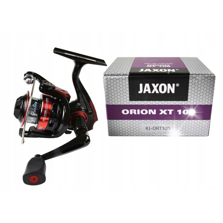 Jaxon Orion XT 100 orsók, 3 csapágy, 0,18mm/200m, fekete-piros