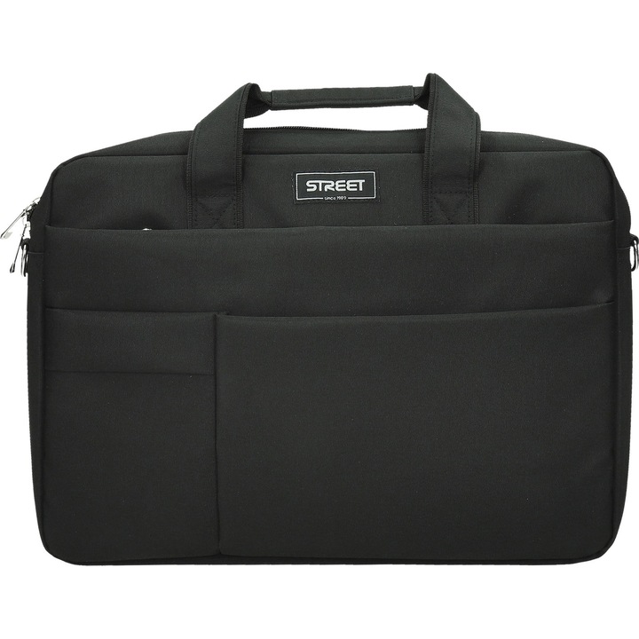Laptop táska Street Sleek, 42x5x31cm, BLACK