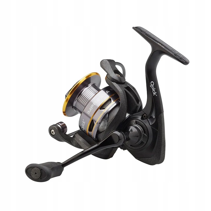 Mulinete DAM Impressa 4S, 4000, 277g, 8kg спирачка, графит, двуцветен алуминиев дизайн