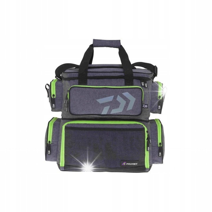 Geanta de pescuit Daiwa Prorex D-Box, set 4 cutii, impermeabila, 45x42x25cm