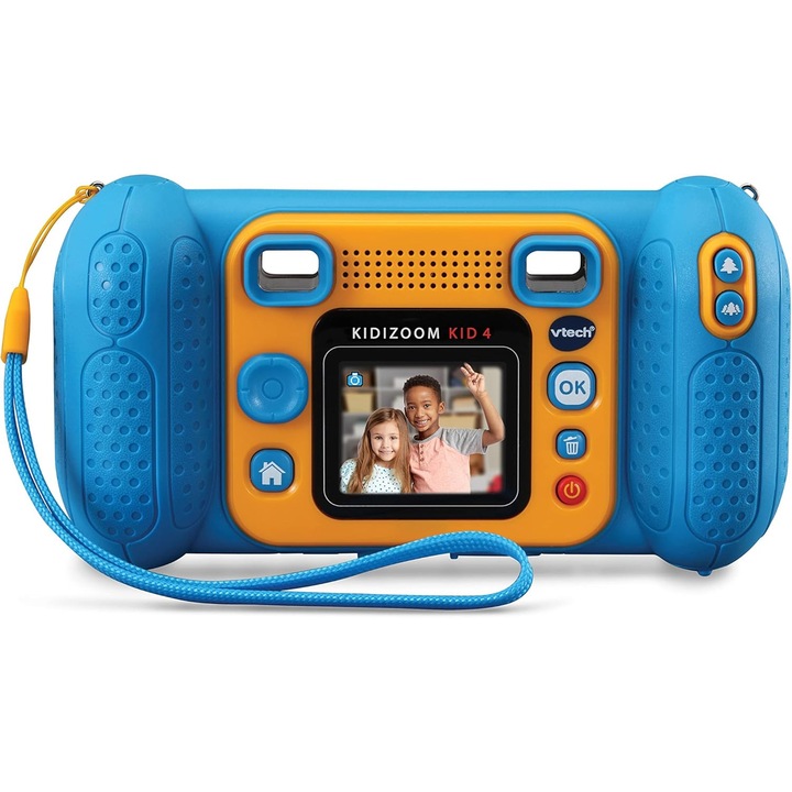 VTech KidiZoom Kid 4 – camera foto pentru copii cu jocuri si control parental – pentru copii cu varsta intre 4 si 8 ani