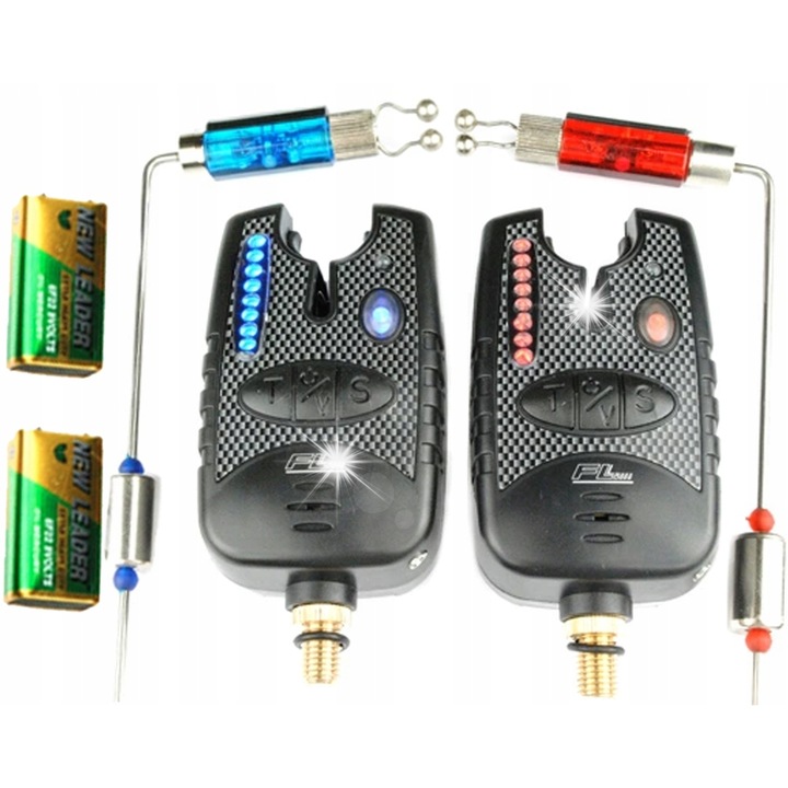 Set 2x Semnalizator FL LED + 2x Swinger Electric, Waterproof, 16mm, Multicolor