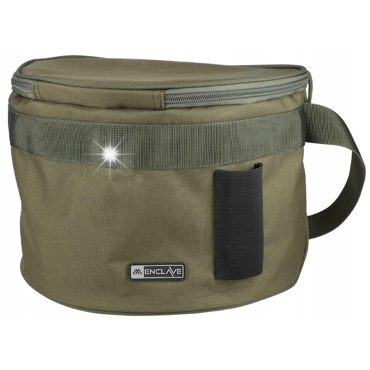 Чанта MIKADO Enclave Bait Bag, 1 отделение, водоустойчива, зелена, 30x17x20см