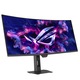 Monitor Gaming Asus ROG Strix OLED XG34WCDG, 34", UWQHD (3440x1440), QD-OLED, 175Hz, 0.03ms(GTG), G-SYNC Compatible, AMD FreeSync Premium Pro, HDR 400 True Black, AdaptiveSync Display, Shadow Boost, AI Visual, AuraSync, DP1.4, HDMI 2.1, USB-C (DP), Black