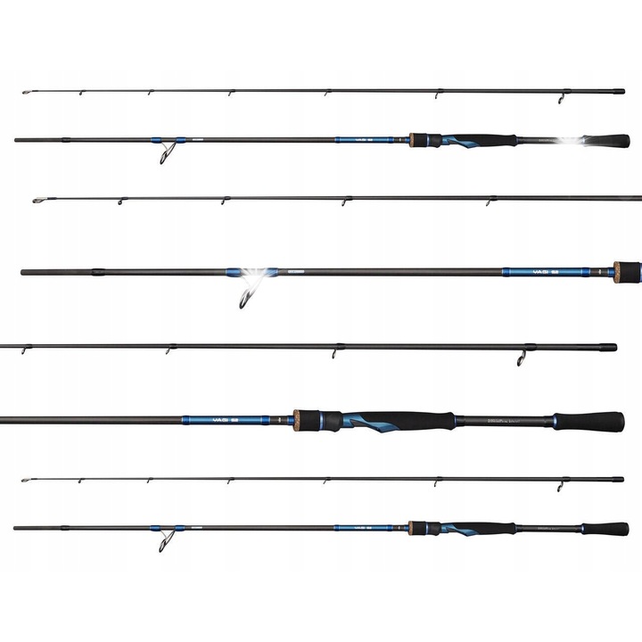 DAM YAGI V2 horgászbot 2,20m 42-120g, kék színű, 2 részes