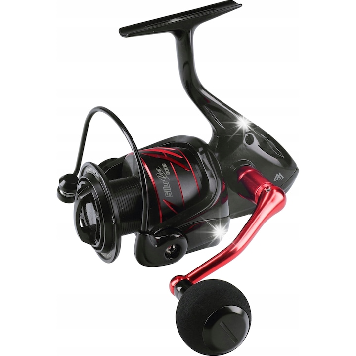 MIKADO Silupro 5009 FD orsók, 8 csapágy, 18kg fék, fekete-piros, 429g