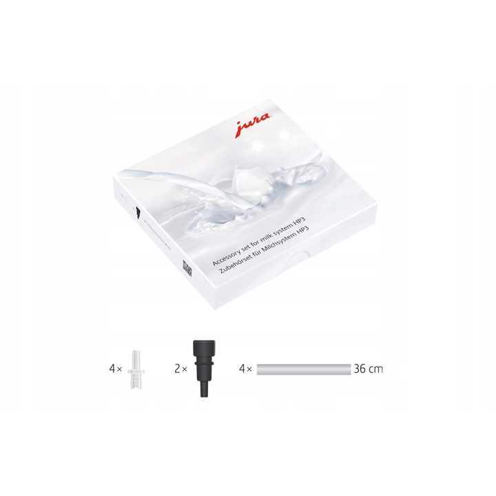 Set accesorii Jura pentru sistemul de lapte HP3, 10 piese