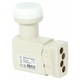 Konwerter satelitar QUAD TRIAX LNB A9856, 4 iesiri, 10,7-12,75 GHz, 0,95-2,15 GHz, 0,22 kg