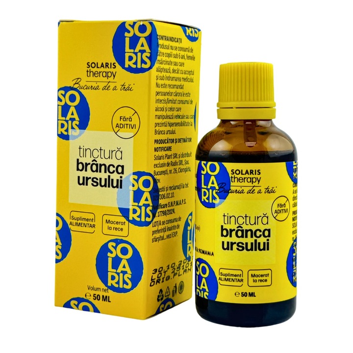 Tinctura Branca Ursului 50ml Solaris