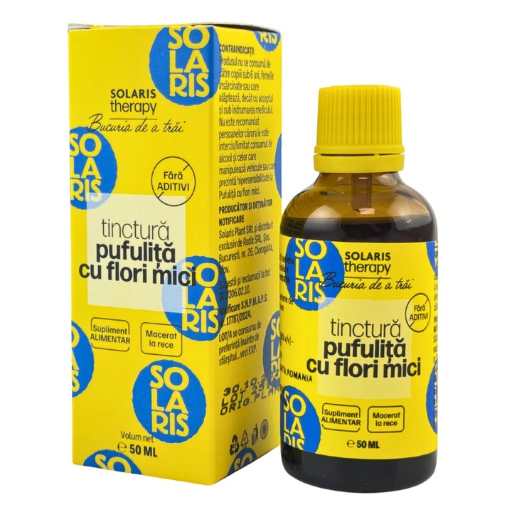 Tinctura Pufulita Cu Flori Mici 50ml Solaris
