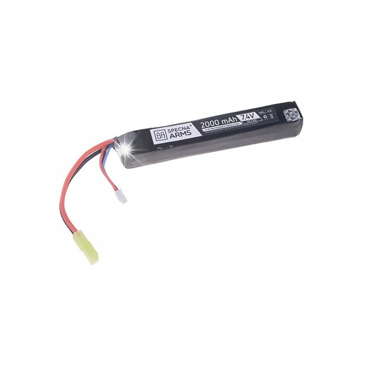 Specna Arms Li-Po Akkumulátor 7,4V 2000mAh 15/30C, 130x23x20mm