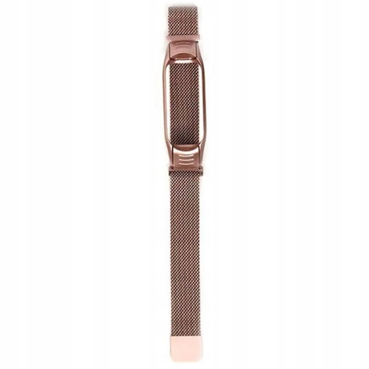 Duxo fém szíj Xiaomi Mi Band 5 6-hoz, állítható, fekete, 165x210mm