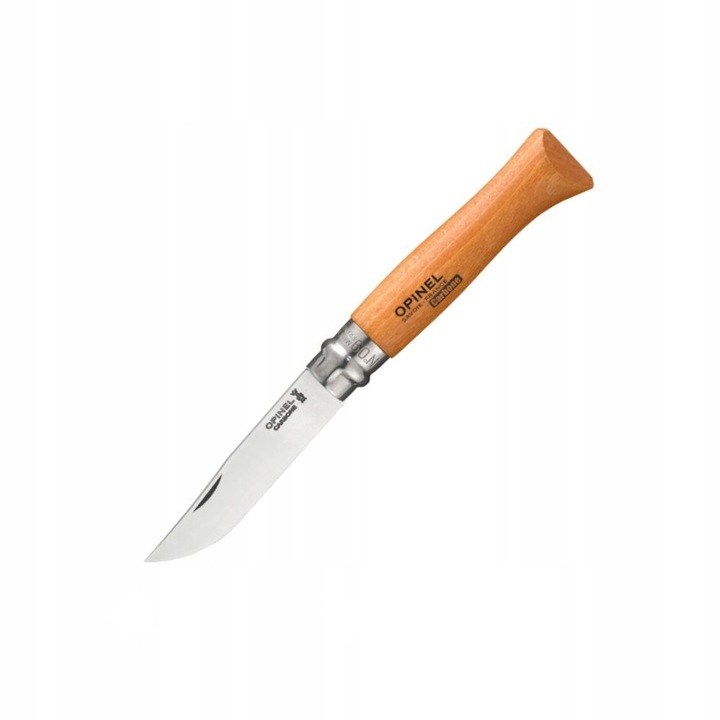 Cutit pliabil Opinel Carbon No. 09, clip point, lemn de bucs, 210x90mm, 70g