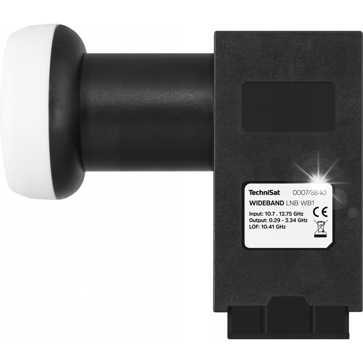 Konwerter LNB Technisat WB1 Wideband, 290-2340 MHz, 2 iesiri, 40 mm