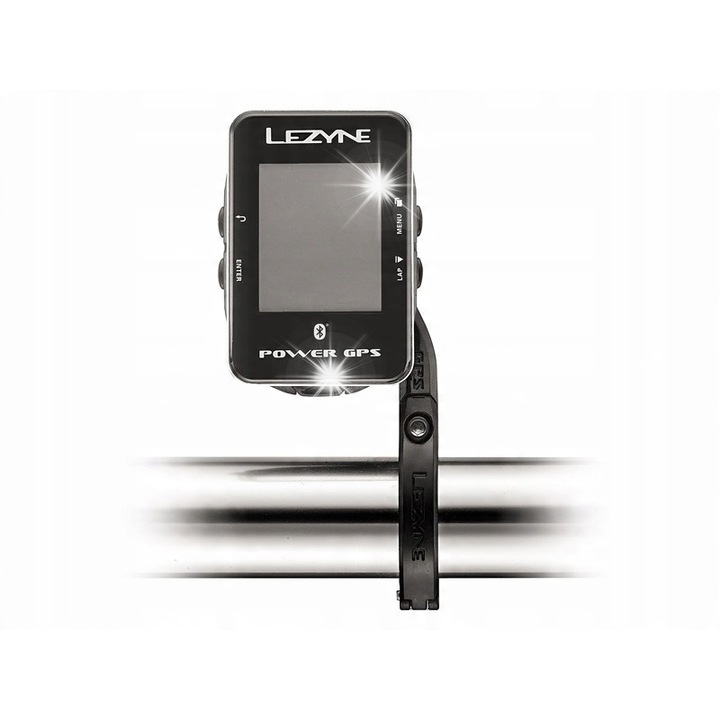 Suport pentru computer de bicicleta Lezyne, montare pe ghidon, 31.8mm, negru