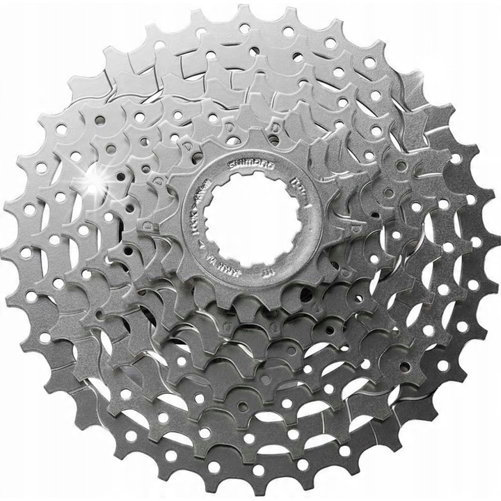 Caseta Shimano 9 viteze 11-34T, argintie