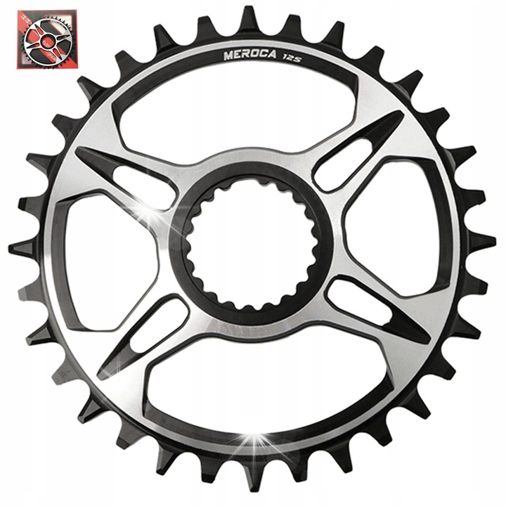 Зъбна плоча Meroca 32T, алуминий 7075, Narrow-Wide, за Shimano 1x12