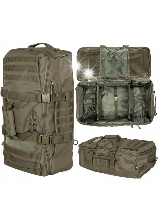 Taktikai Hátizsák 40L, Specna Arms, CORUND 500D anyag, MOLLE kompatibilitás