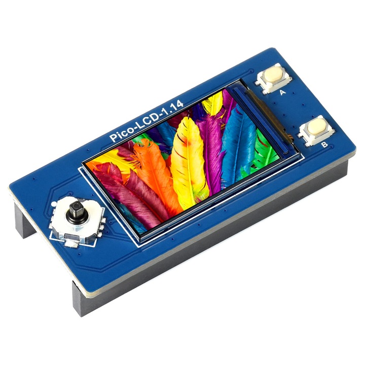 Display Smart Color pentru Raspberry Pi Pico, 1.14” IPS
