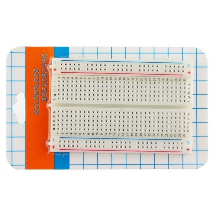 Breadboard 400, 400 puncte, 84x54.3x8.5mm