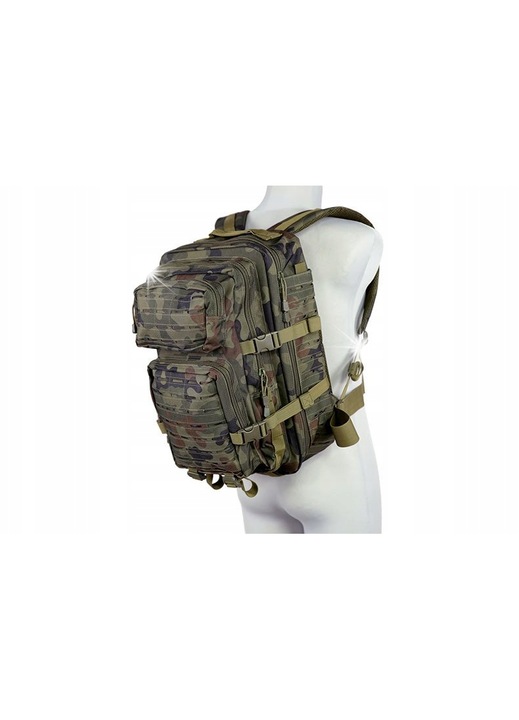 Раница GFC Tactical Laser-Cut, 47x30x15см, камуфлаж wz. 93, 2 основни отделения, 2 външни джоба