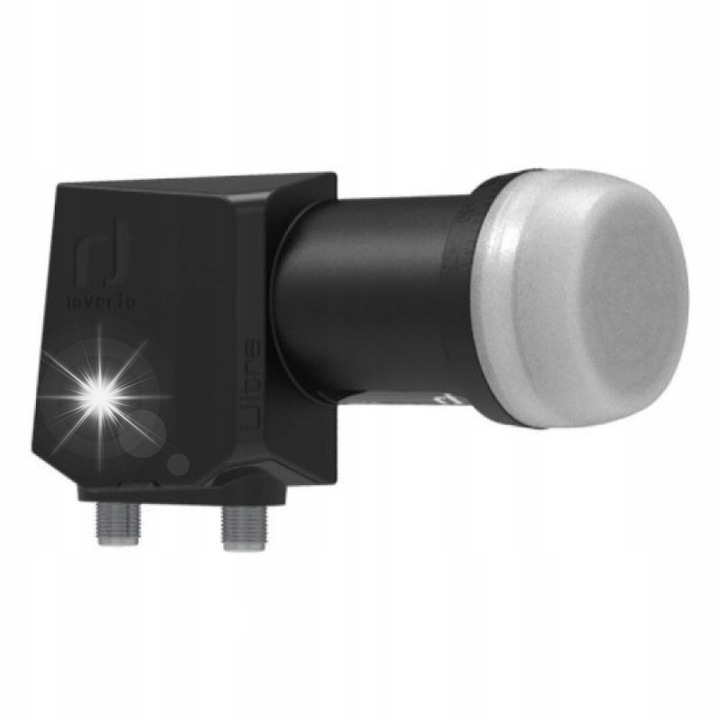 Convertor media TWIN Inverto Ultra Black, 60dB, 0,2dB zgomot, 2 iesiri