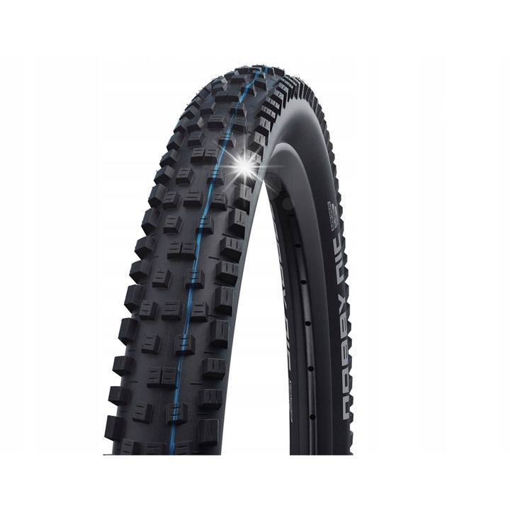 Cauciuc bicicleta Schwalbe Nobby Nic Evo Super 29x2,4, negru, tip TT, pentru MTB/trekking