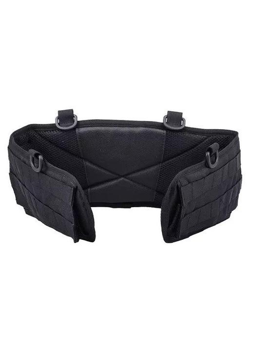Тактически колан MOLLE, GFC Tactical, черен, 105см, 4 D-пръстена