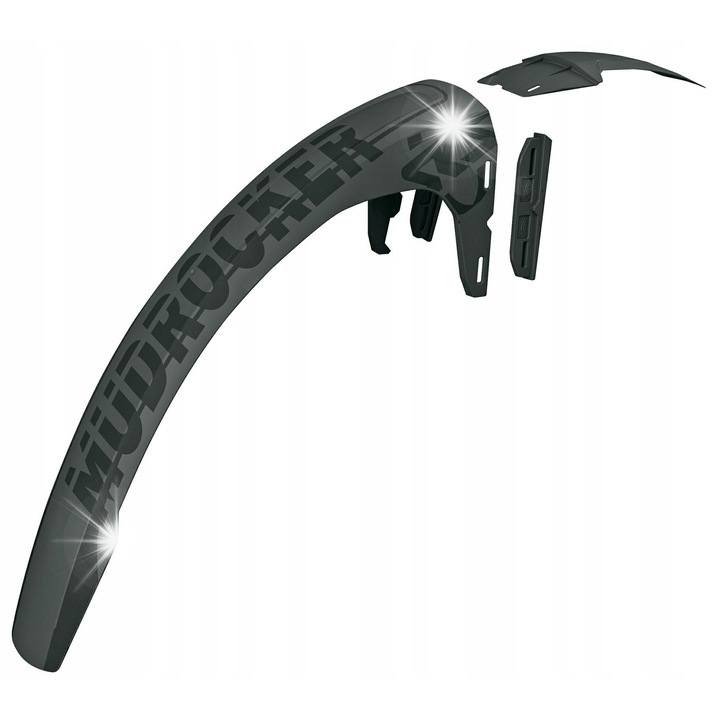 Aparatori bicicleta SKS Mudrocker, negru, 490mm, pentru MTB 26-29"