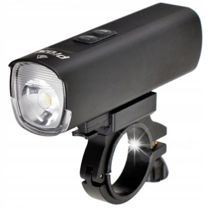 Lampa frontala Prox KASTOR II 1100 LM, Powerbank USB-C, impermeabila IP65, 99x34x30mm, set cu suport de montare