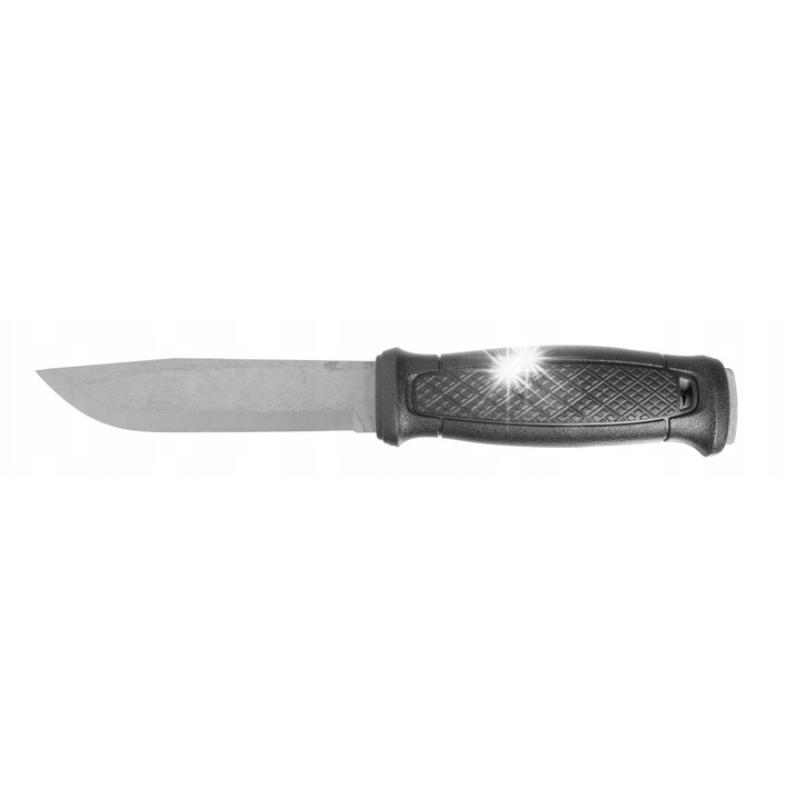 Morakniv Garberg kés, rozsdamentes acél, 109mm, 3,2mm vastagság, bőr tokkal