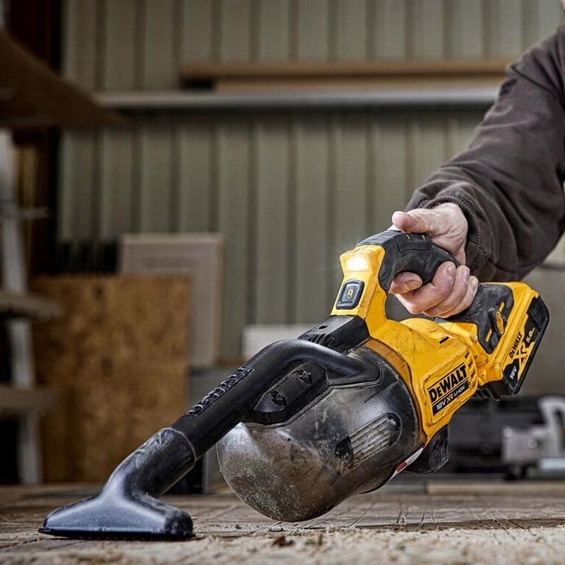 Aspirator fara fir DeWALT DCV501LN 18V XR, 300W, filtru HEPA, capacitate 0,75l, set cu accesorii