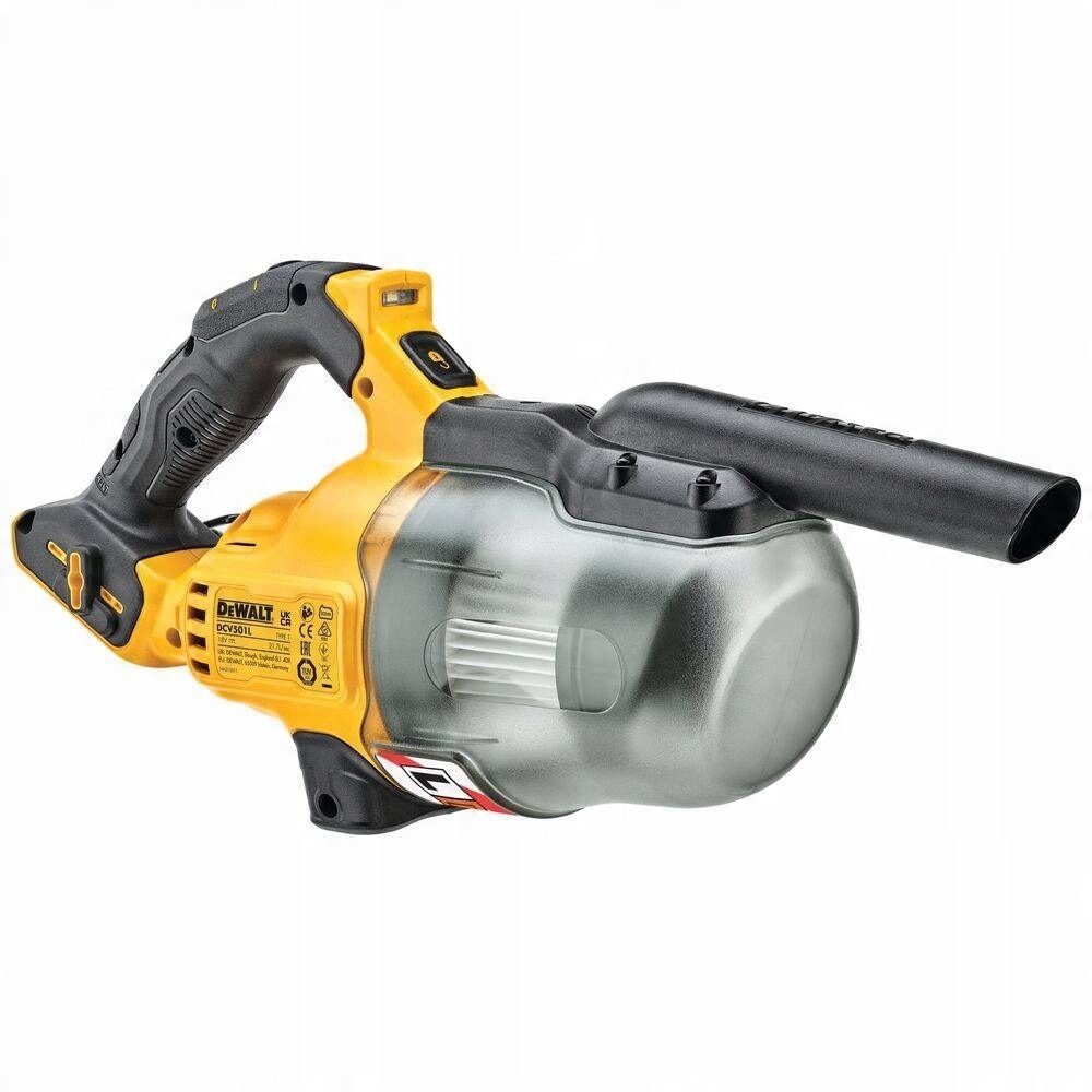 Aspirator fara fir DeWALT DCV501LN 18V XR, 300W, filtru HEPA, capacitate 0,75l, set cu accesorii