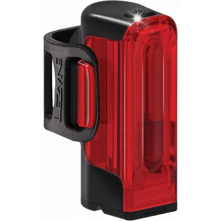 Lezyne Strip Drive PRO 400+ kerékpárlámpa, 400lm, USB-C, fekete, 1900mAh, IPX7