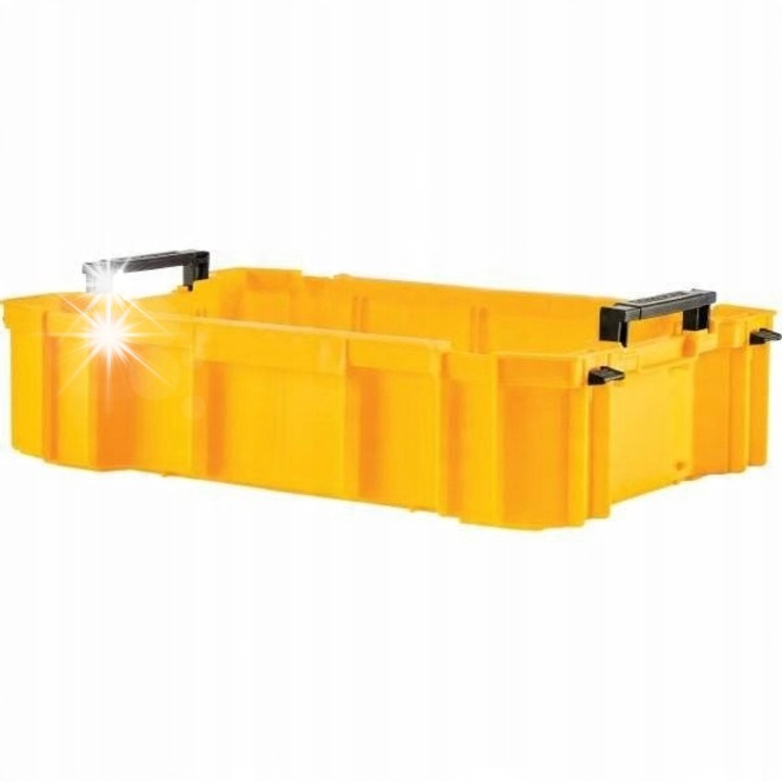 Дълбока тава DeWalt за ToughSystem 2.0, 47x31x11см, жълта, комплект 1 бр