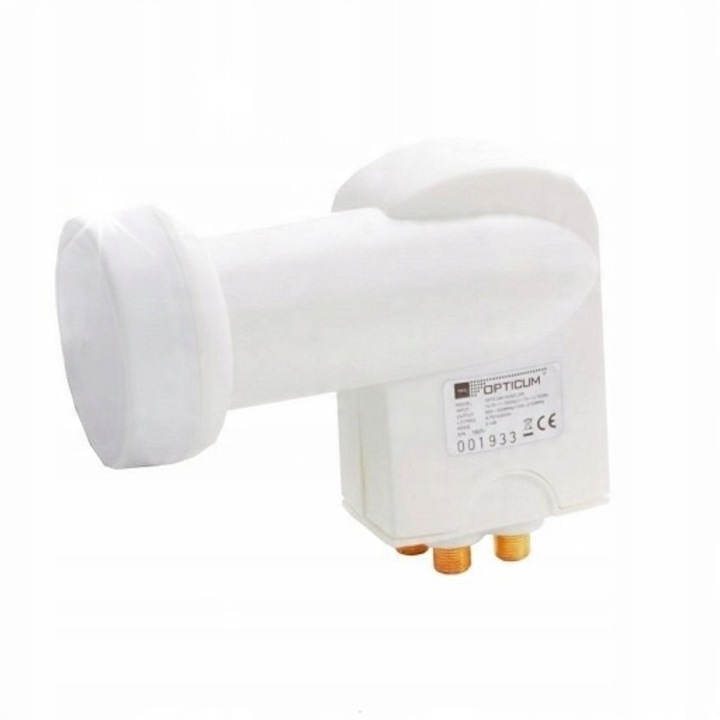 Convertor SAT QUAD Opticum Red Robust, 4 iesiri, 0,1 dB, 52 dB, 10,7-12,75 GHz
