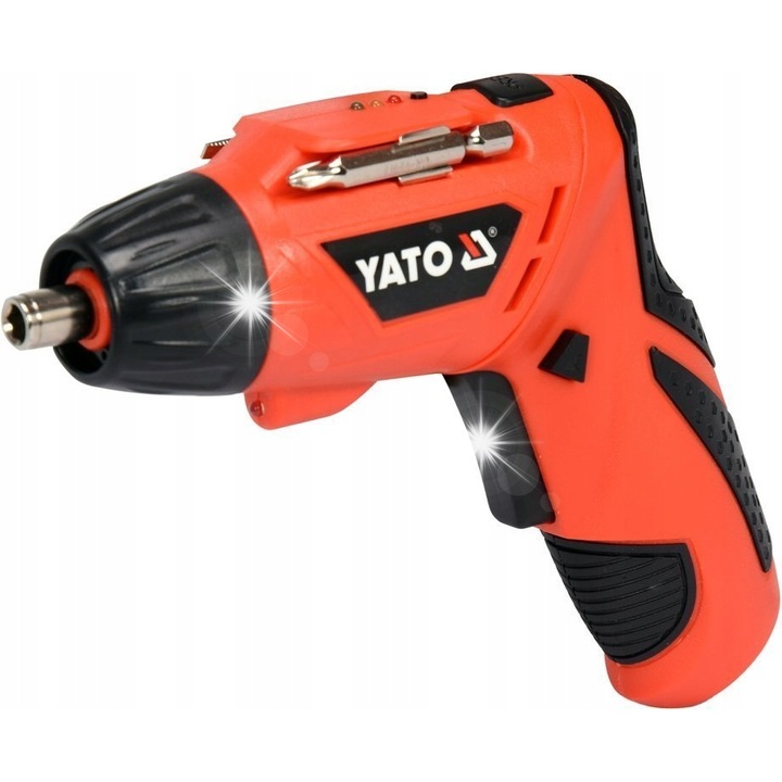 Yato akkumulátoros csavarhúzó 3,6V, 1,3Ah, 3Nm, LED-del, 230 ford./perc