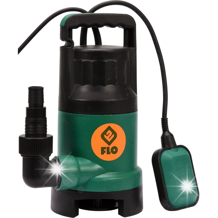 Pompa submersibila pentru apa murdara, Flo, 900W, 8,5m inaltime de ridicare, 10m cablu, 16000dm3/h