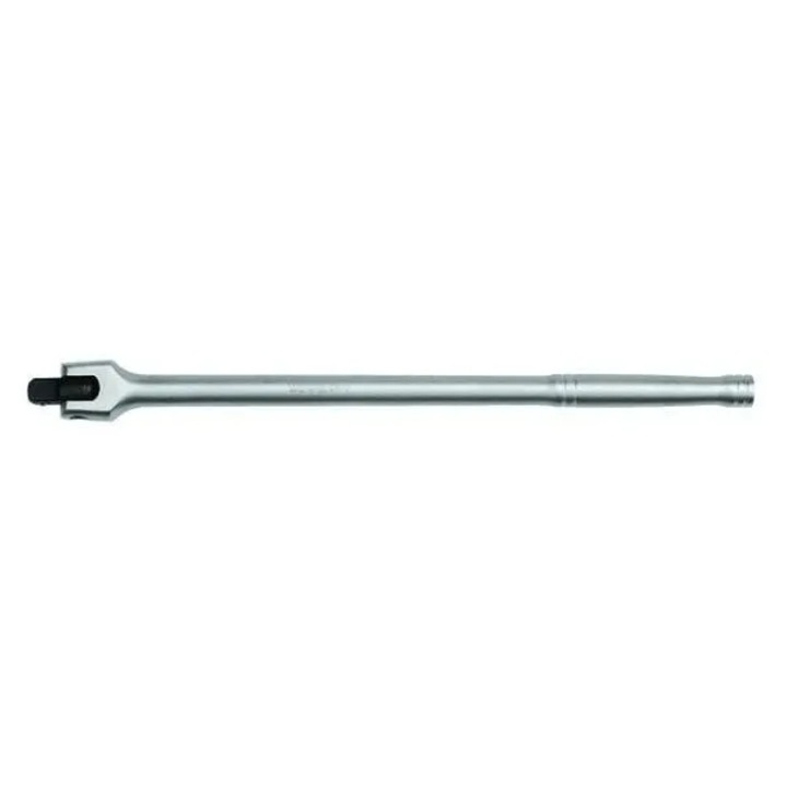 Parghie articulata / bara de forta Yato YT-1345, 3/4'' (19 mm) 450 mm, din otel CrV 50BV30, cu mecanism rabatabil cu bila de blocare, cromat satinat
