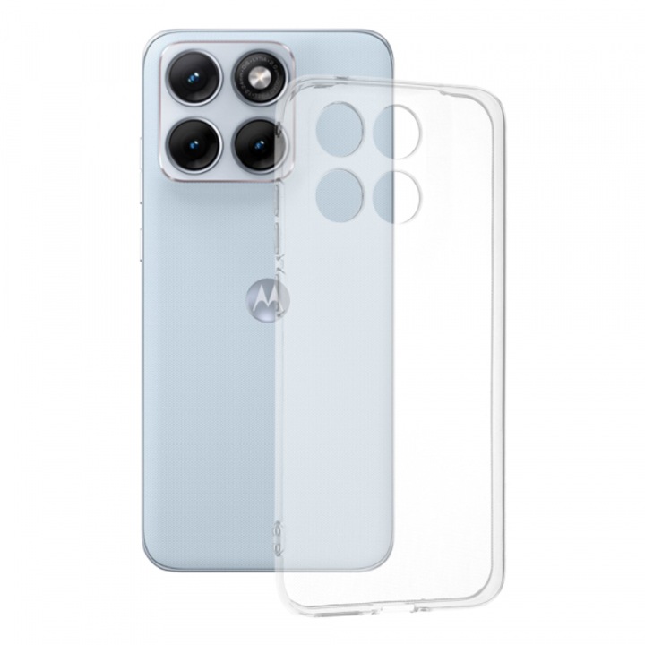 Husa pentru Motorola Edge 70 Fusion, Techsuit, Clear, Transparenta