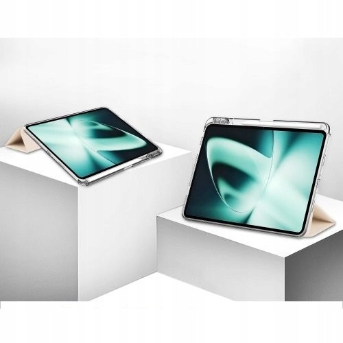 Etui pentru OnePlus Pad, cu suport pentru rysik, bej, slim