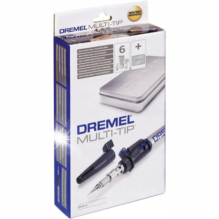 Dremel VersaTip gázforrasztópisztoly, 6 alkalmazás, 19cm, 0,135kg