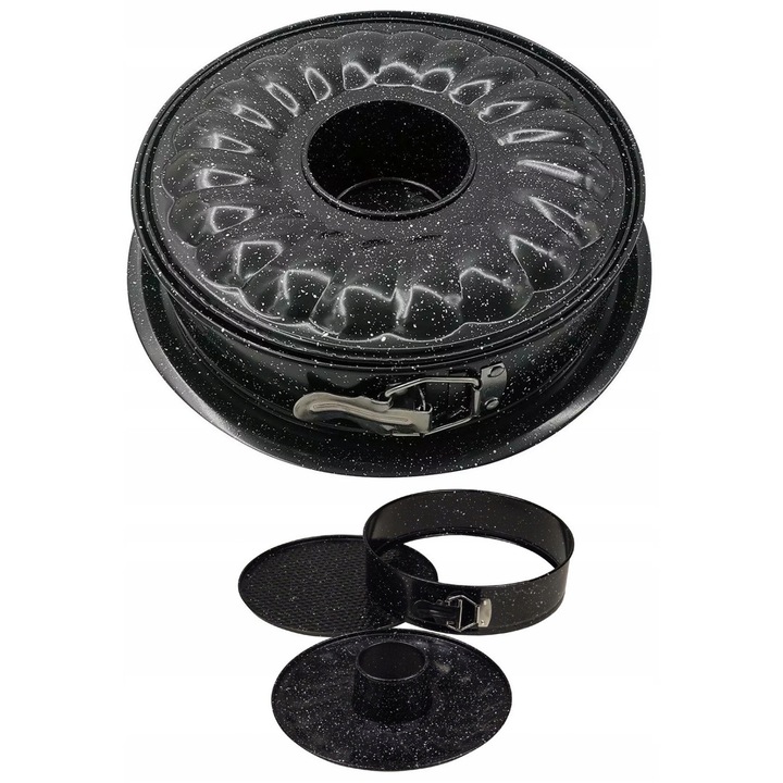 Kinghoff 26 cm-es torta- és babkaforma, kapcsos, tapadásmentes