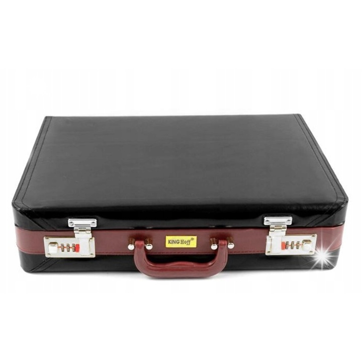 Set tacamuri 72 piese, Kinghoff, otel inoxidabil, lavabil in masina de spalat, 15x45x35cm